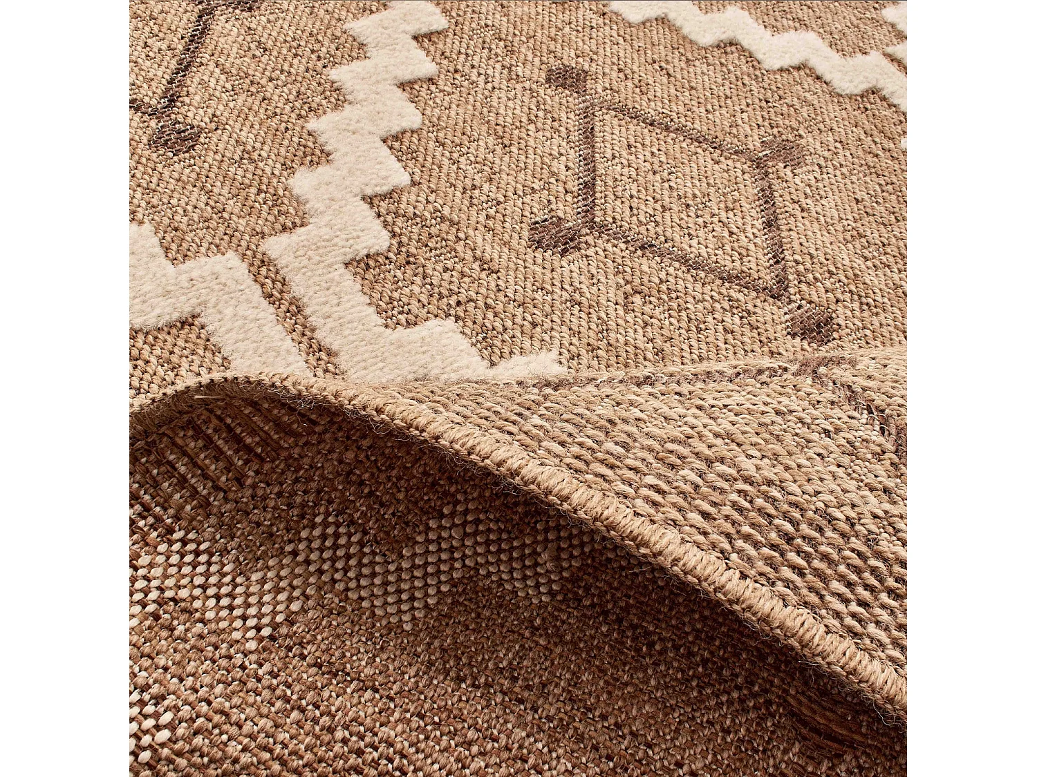 Tapis extérieur - 60x90cm - multicolore - 100% polypropylène résistant aux UV - 1400gr/m² - TILI