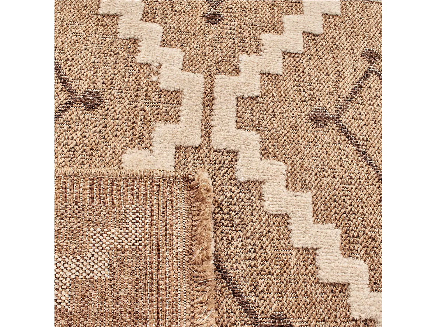 Tapis extérieur - 60x90cm - multicolore - 100% polypropylène résistant aux UV - 1400gr/m² - TILI