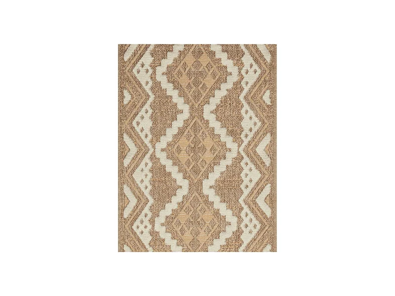 Tapis extérieur - 60x90cm - multicolore - 100% polypropylène résistant aux UV - 1400gr/m² - ATALYA