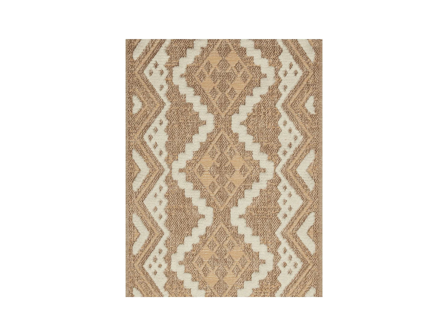 Tapis extérieur - 60x90cm - multicolore - 100% polypropylène résistant aux UV - 1400gr/m² - ATALYA