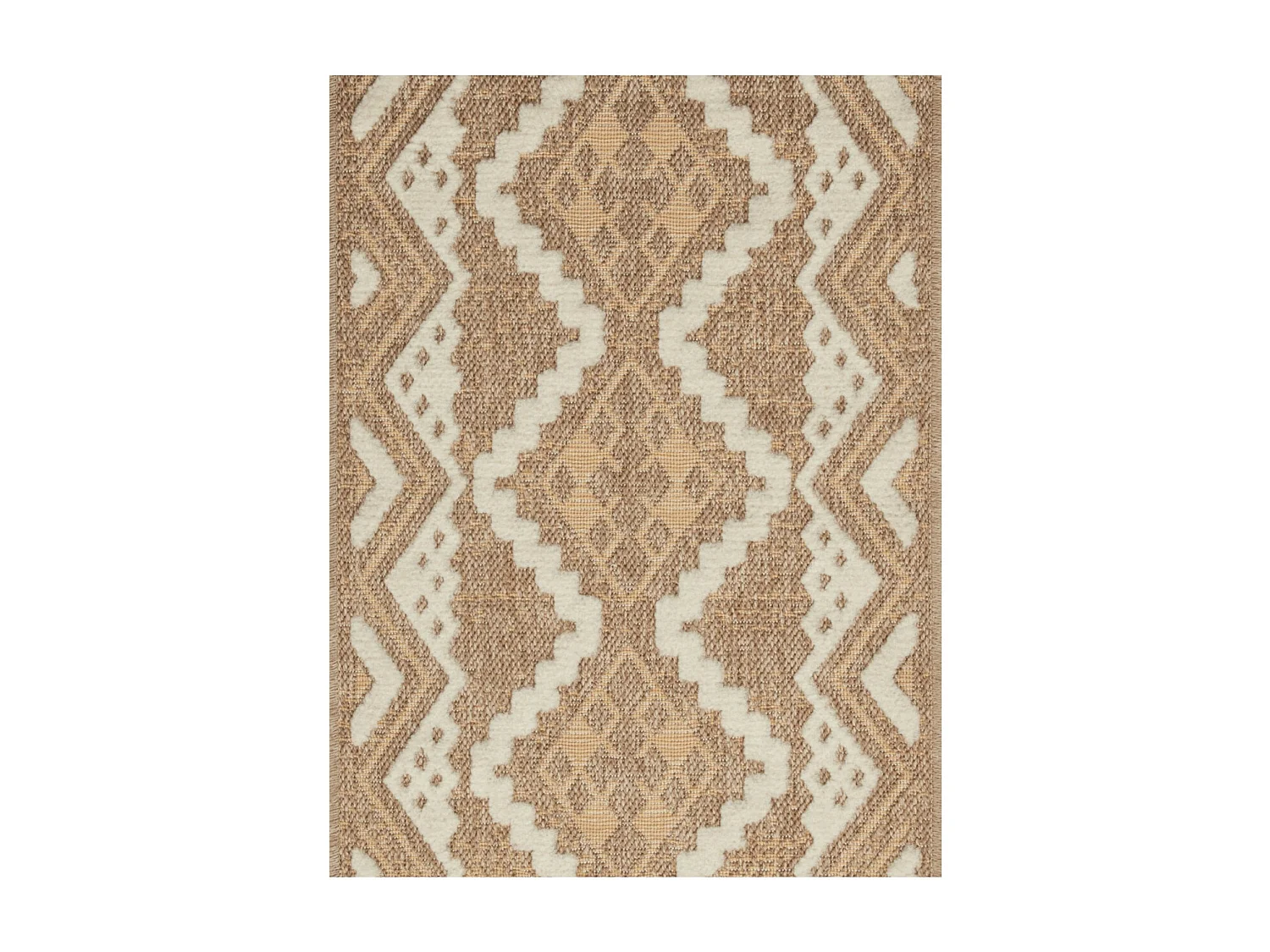 Tapis extérieur - 60x90cm - multicolore - 100% polypropylène résistant aux UV - 1400gr/m² - ATALYA