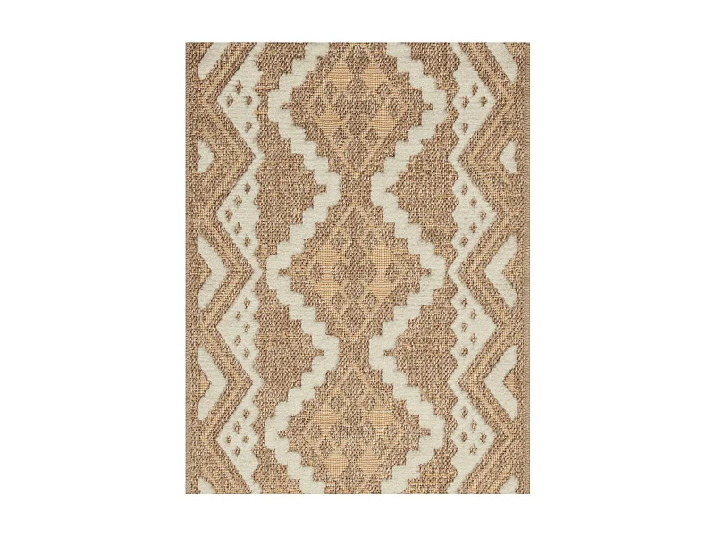 Tapis extérieur - 60x90cm - multicolore - 100% polypropylène résistant aux UV - 1400gr/m² - ATALYA