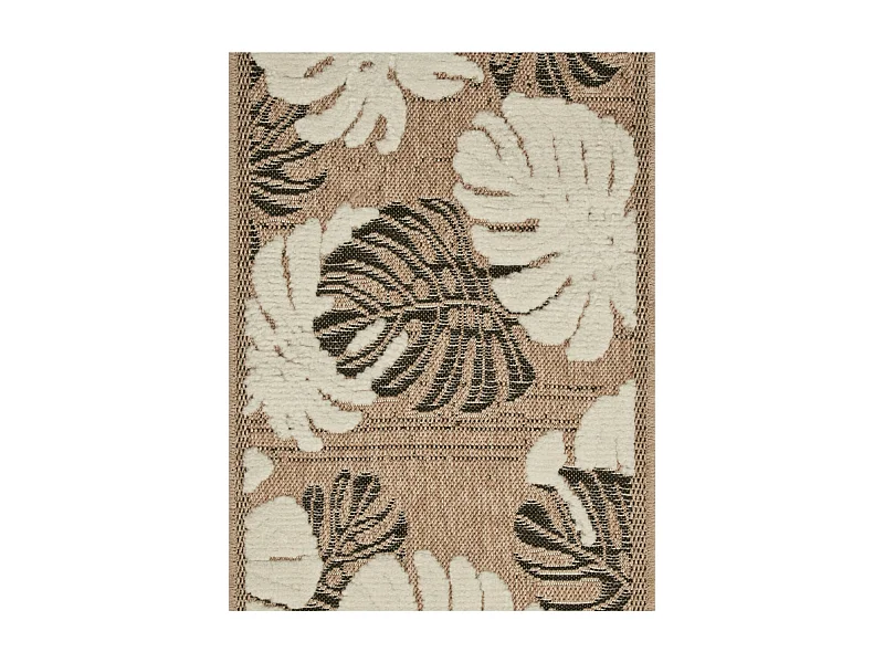 Tapis extérieur - 60x90cm - multicolore - 100% polypropylène résistant aux UV - 1400gr/m² - LEONIE