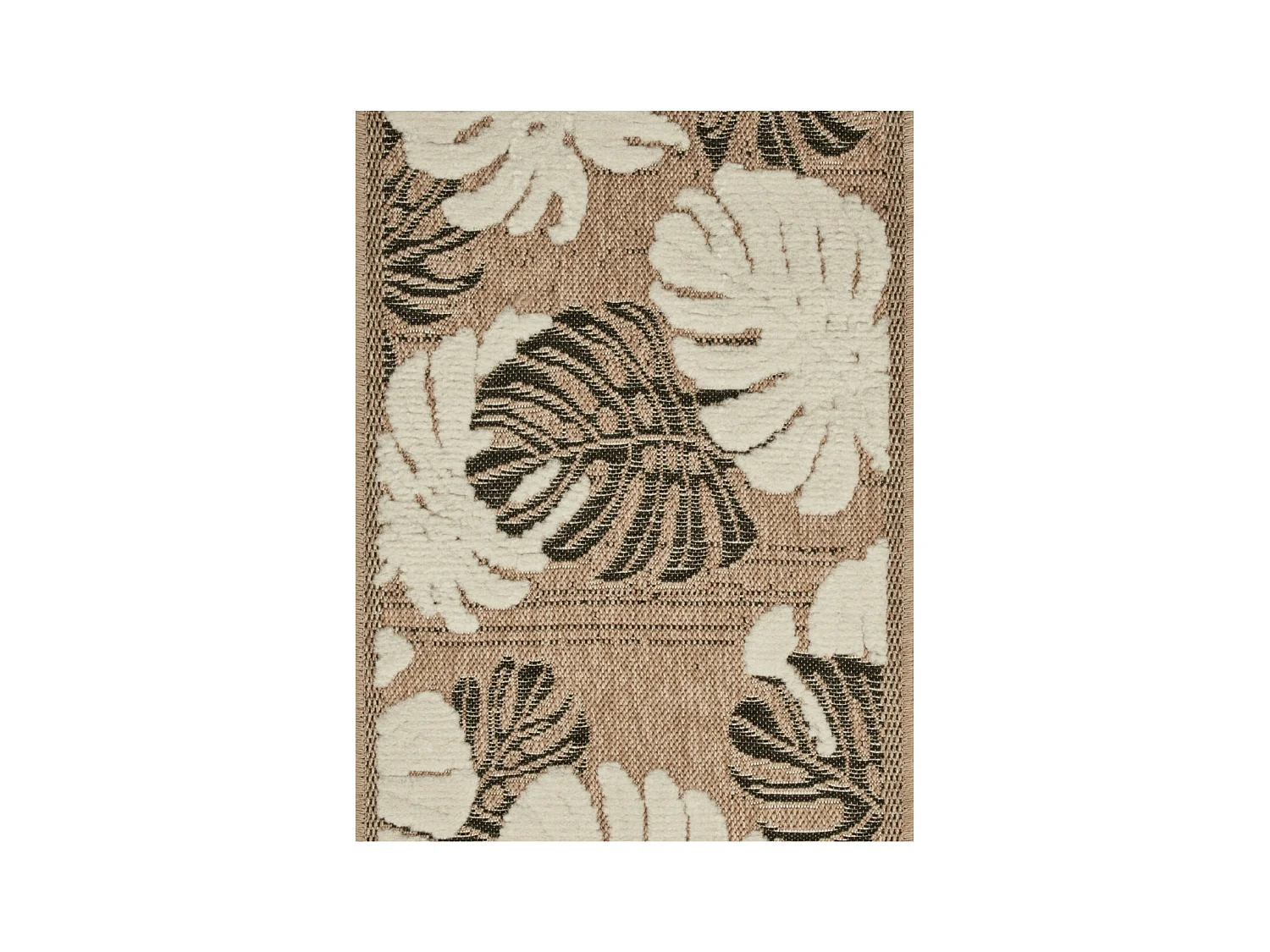 Tapis extérieur - 60x90cm - multicolore - 100% polypropylène résistant aux UV - 1400gr/m² - LEONIE