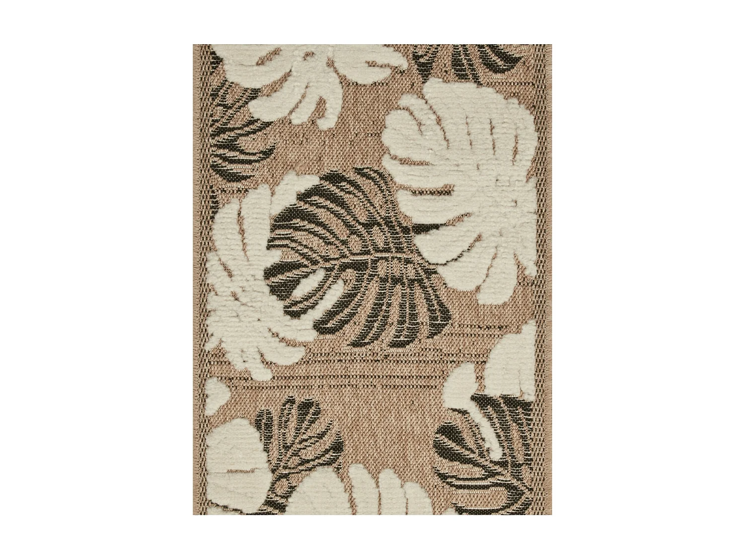 Tapis extérieur - 60x90cm - multicolore - 100% polypropylène résistant aux UV - 1400gr/m² - LEONIE