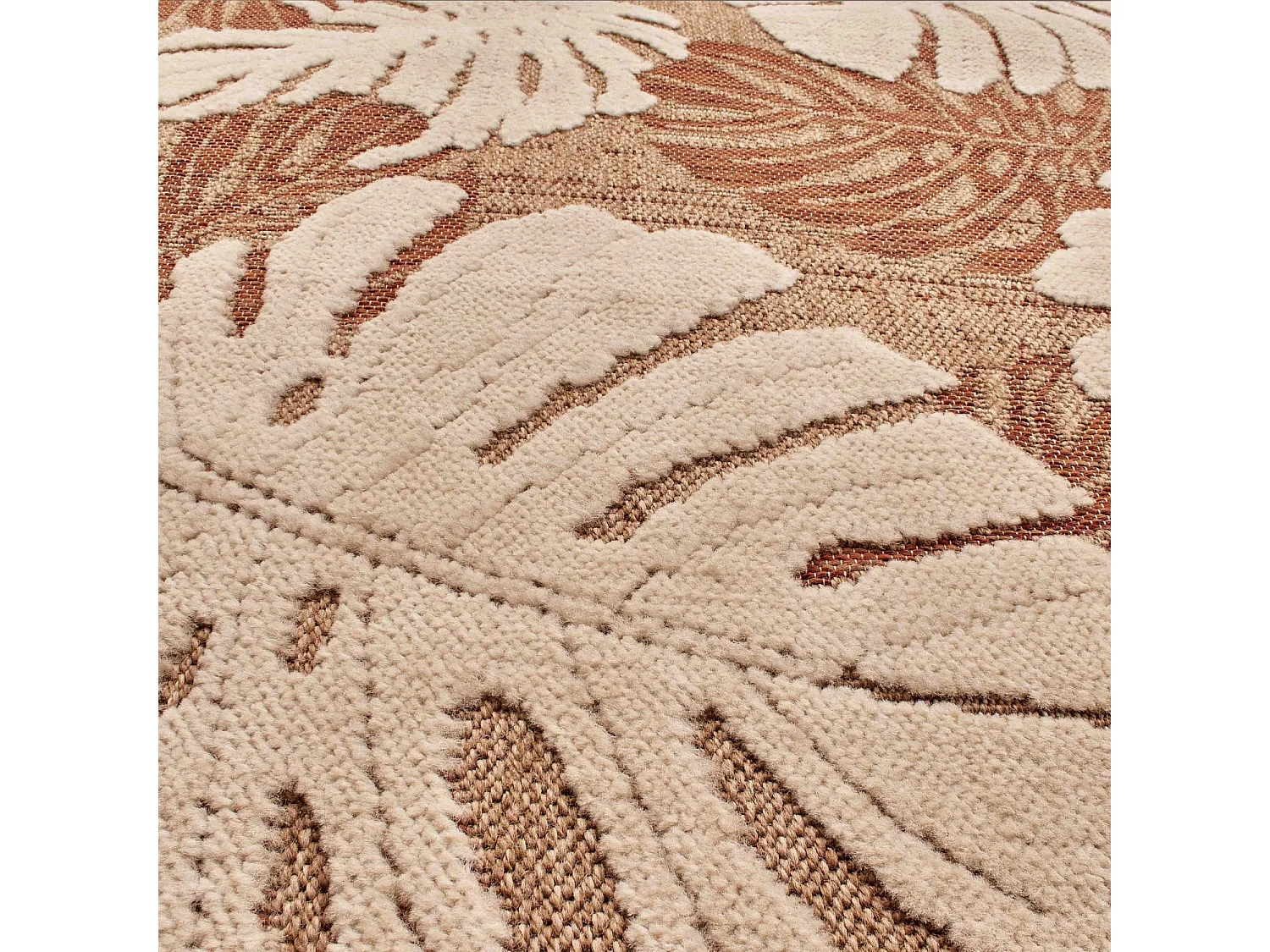 Tapis extérieur - 60x90cm - multicolore - 100% polypropylène résistant aux UV - 1400gr/m² - CALLIS