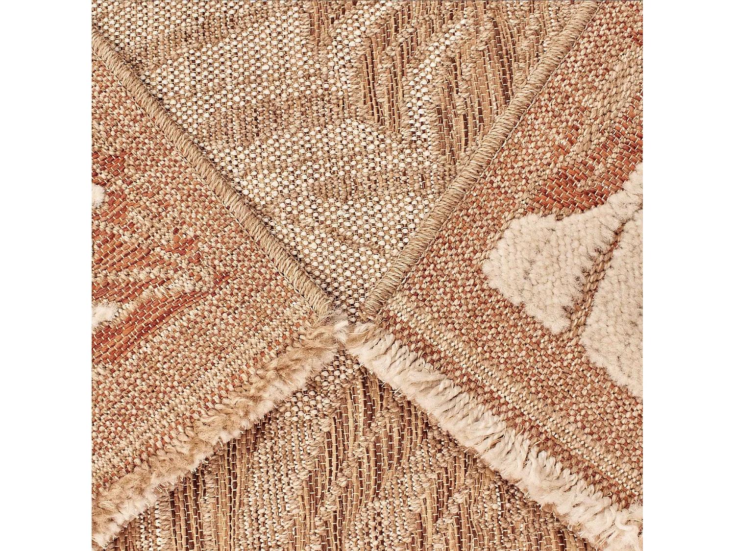 Tapis extérieur - 60x90cm - multicolore - 100% polypropylène résistant aux UV - 1400gr/m² - CALLIS