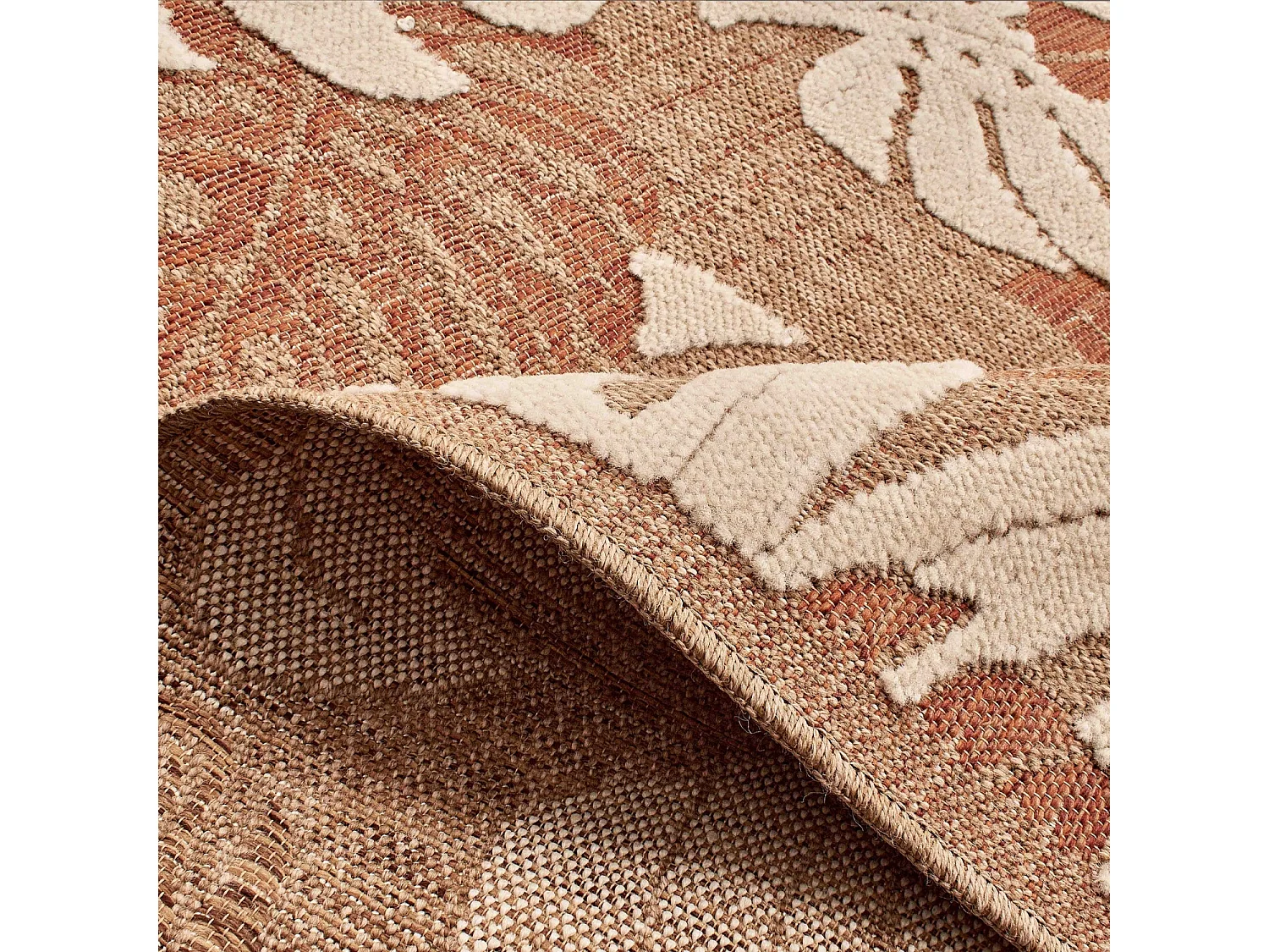 Tapis extérieur - 60x90cm - multicolore - 100% polypropylène résistant aux UV - 1400gr/m² - CALLIS