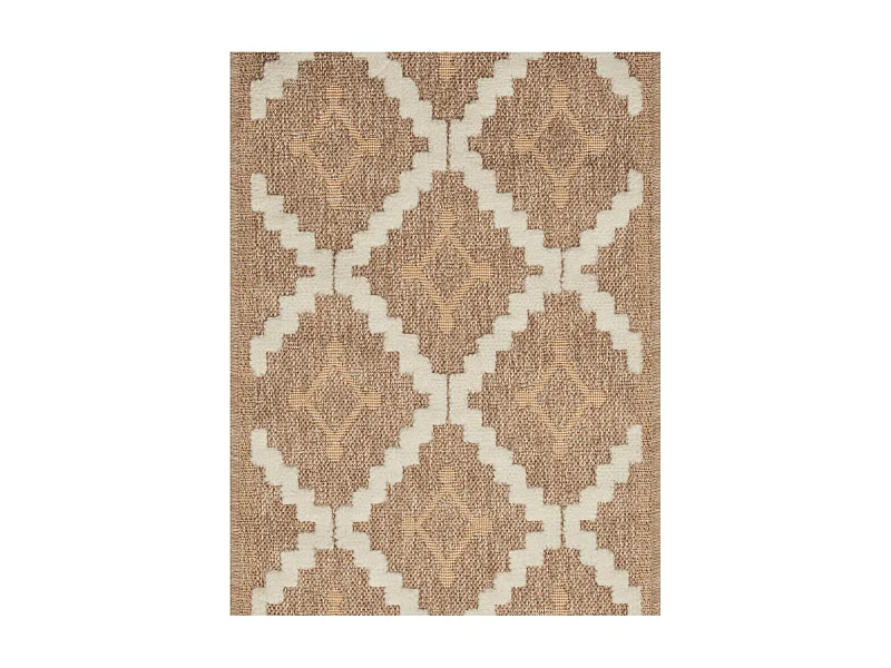 Tapis extérieur - 60x180cm - multicolore - 100% polypropylène résistant aux UV - 1400gr/m² - TECA