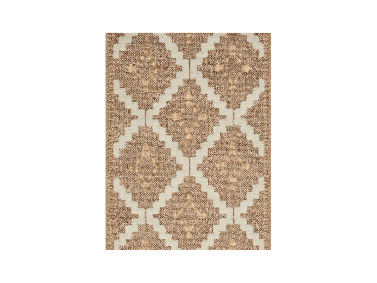 Tapis extérieur - 60x180cm - multicolore - 100% polypropylène résistant aux UV - 1400gr/m² - TECA