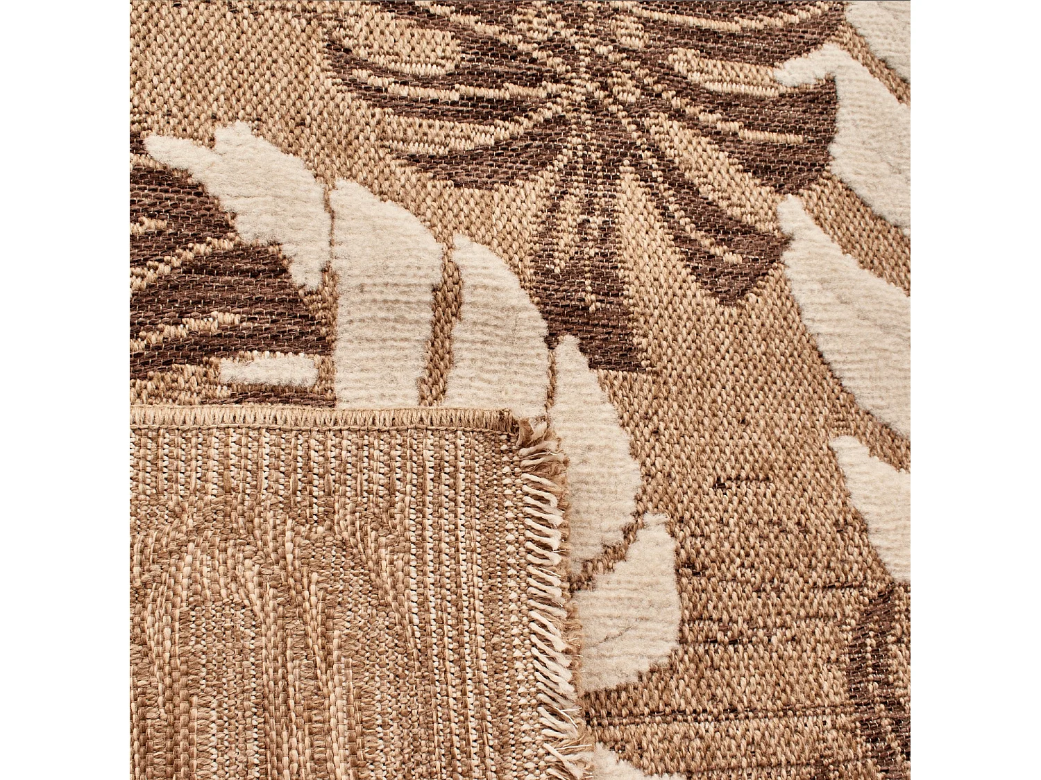 Tapis extérieur - 120x170cm - multicolore - 100% polypropylène résistant aux UV - 1400gr/m² - LIANE