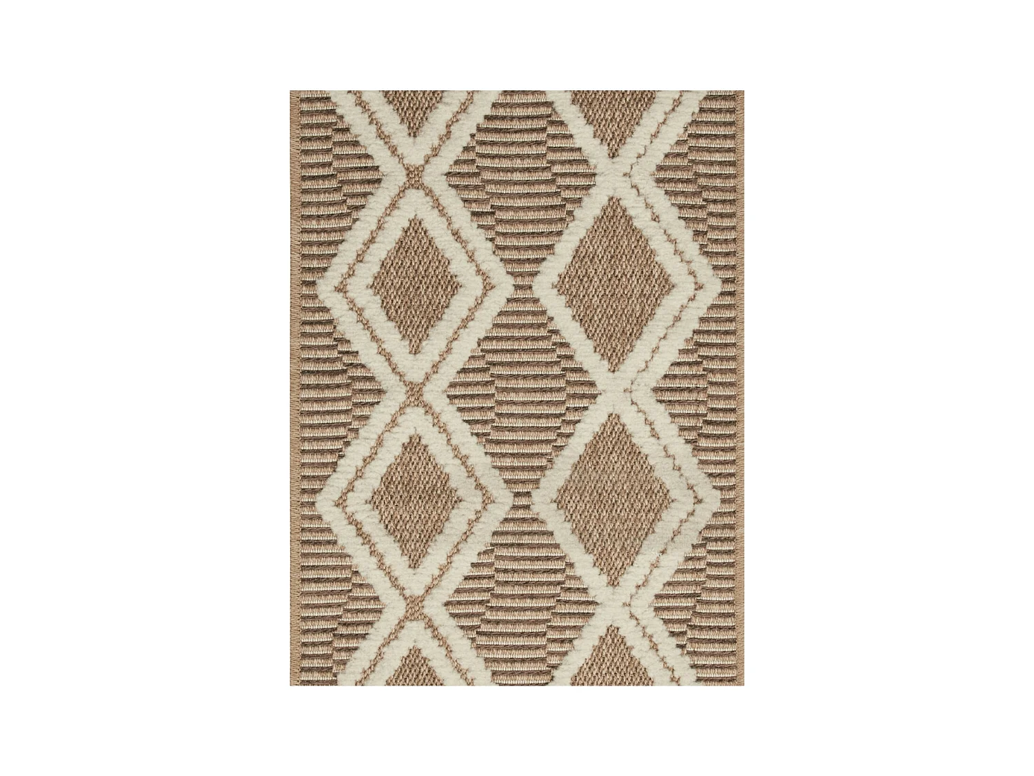 Tapis extérieur - 60x180cm - multicolore - 100% polypropylène résistant aux UV - 1400gr/m² - ISLA
