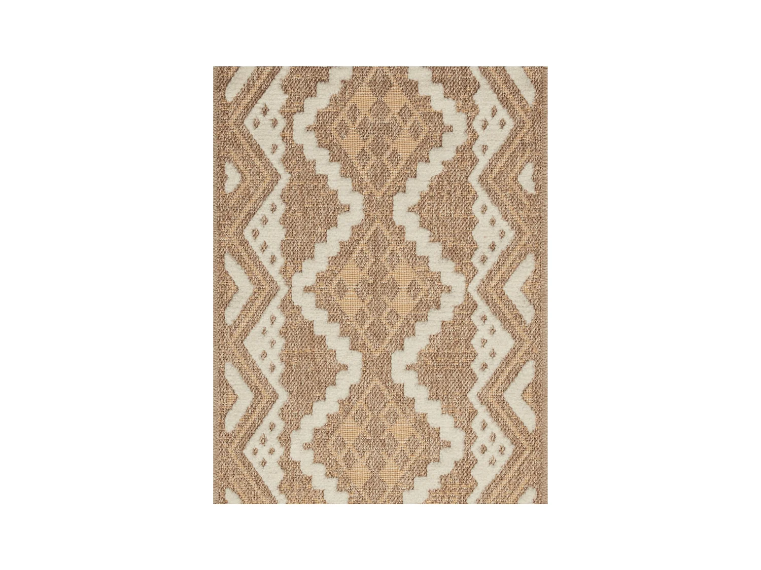 Tapis extérieur - 60x180cm - multicolore - 100% polypropylène résistant aux UV - 1400gr/m² - ATALYA