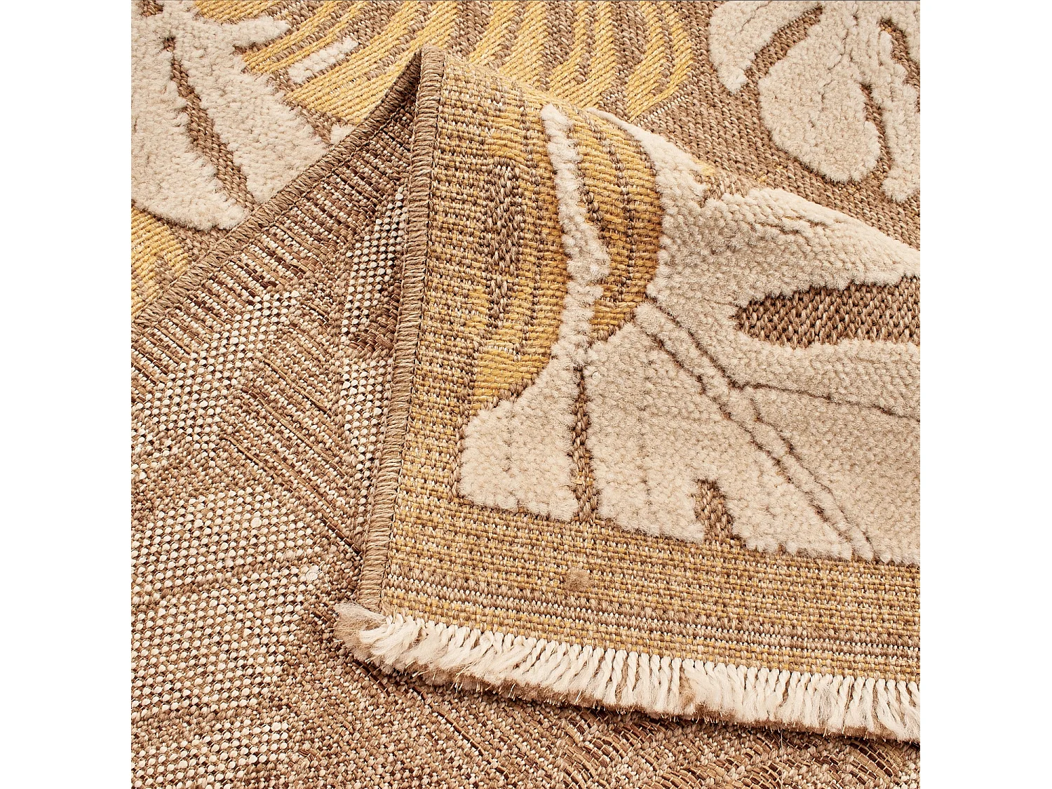 Tapis extérieur - 60x180cm - multicolore - 100% polypropylène résistant aux UV - 1400gr/m² - MARJOLAINE