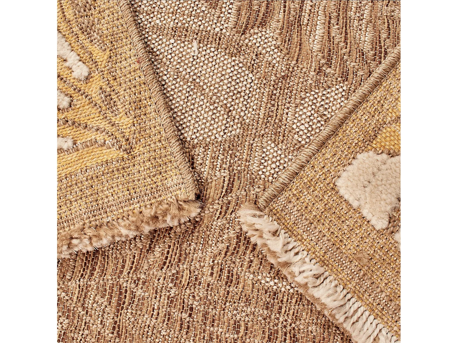 Tapis extérieur - 60x90cm - multicolore - 100% polypropylène résistant aux UV - 1400gr/m² - MARJOLAINE