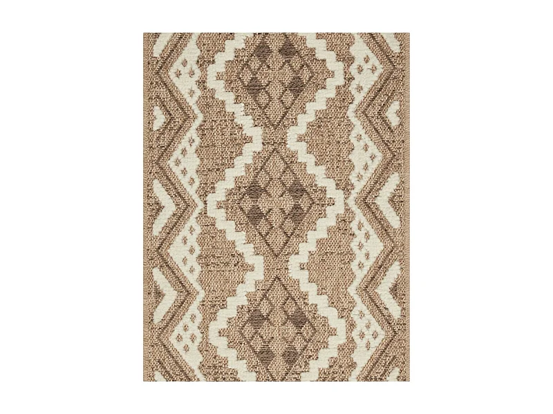 Tapis extérieur - 120x170cm - multicolore - 100% polypropylène résistant aux UV - 1400gr/m² - XILO