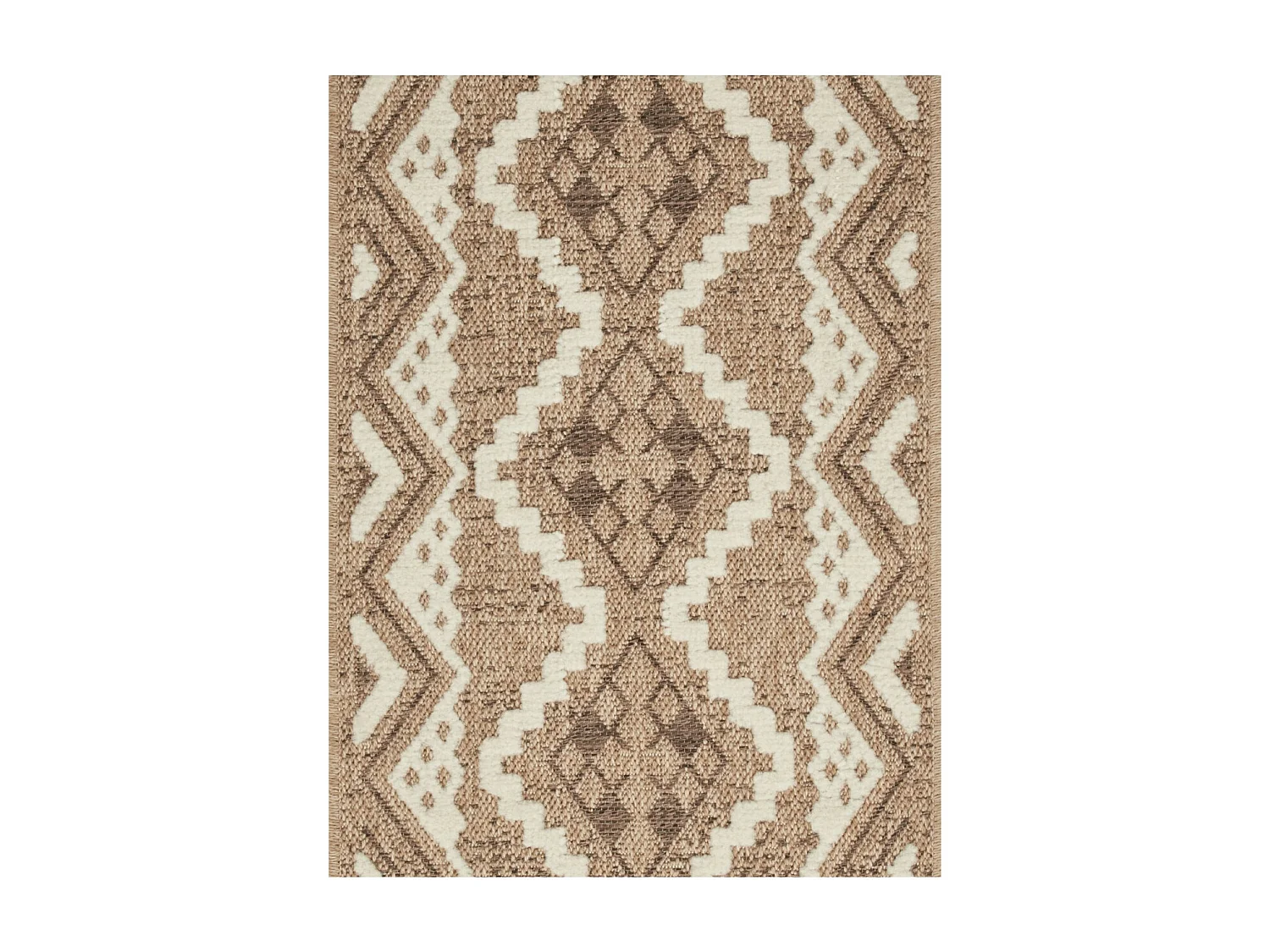 Tapis extérieur - 120x170cm - multicolore - 100% polypropylène résistant aux UV - 1400gr/m² - XILO