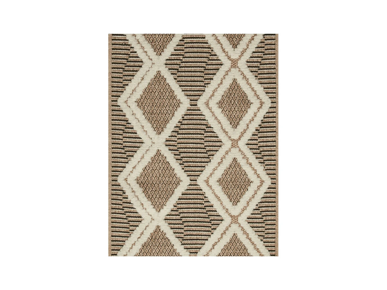 Tapis extérieur - 120x170cm - multicolore - 100% polypropylène résistant aux UV - 1400gr/m² - MIR