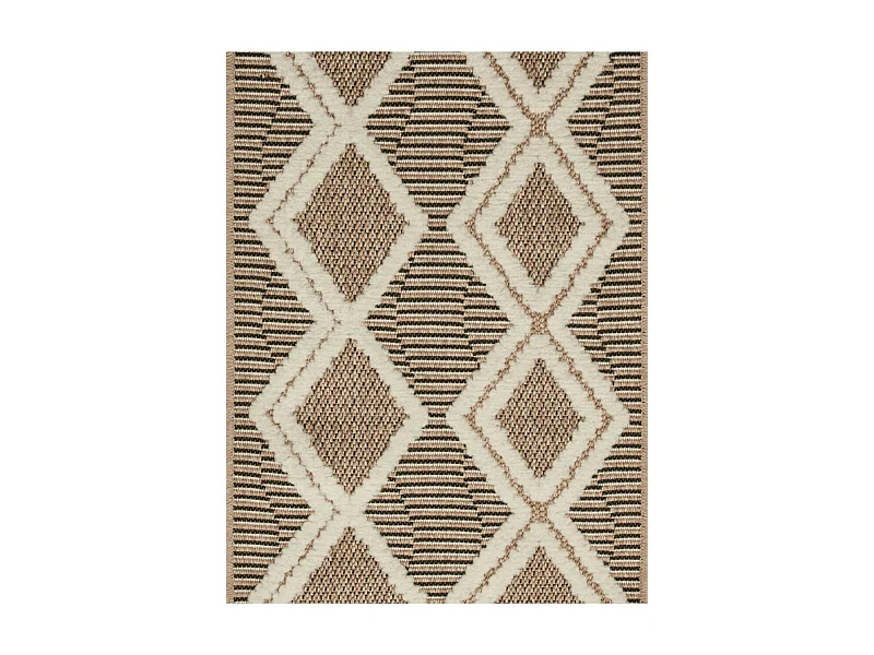 Tapis extérieur - 120x170cm - multicolore - 100% polypropylène résistant aux UV - 1400gr/m² - MIR