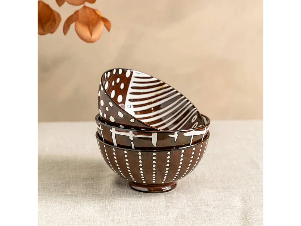 Bol Utah 15 cm (lot de 3)