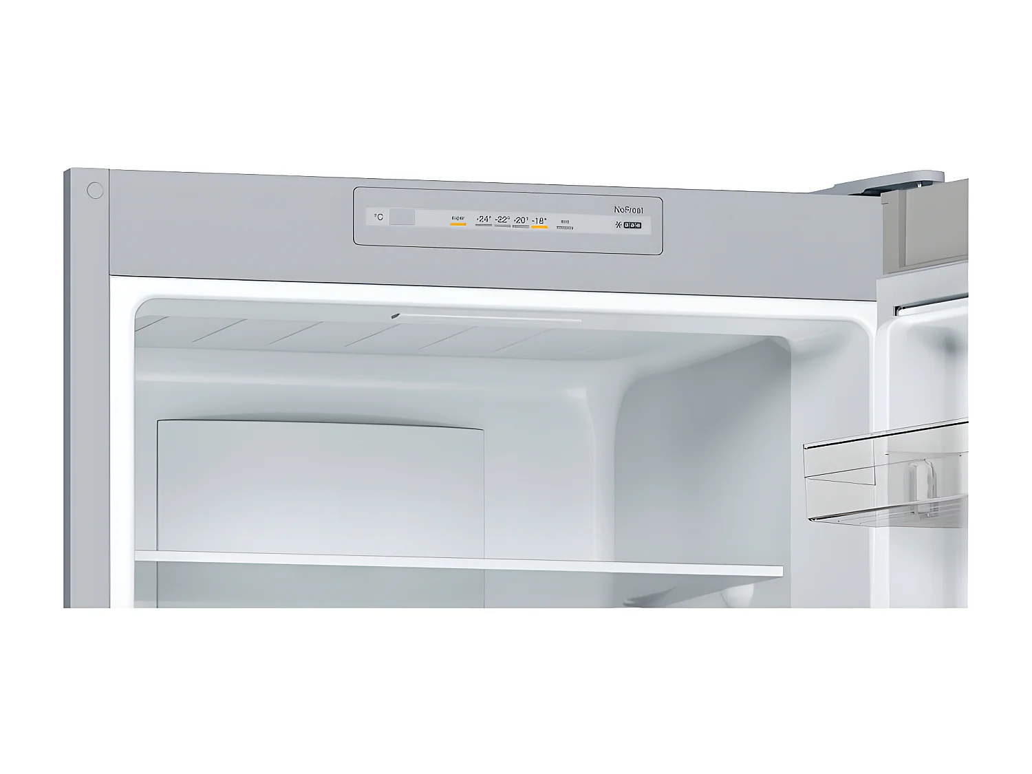 Réfrigérateurs combinés 279L Froid Ventilé BOSCH 70cm E, KGN33NLEB