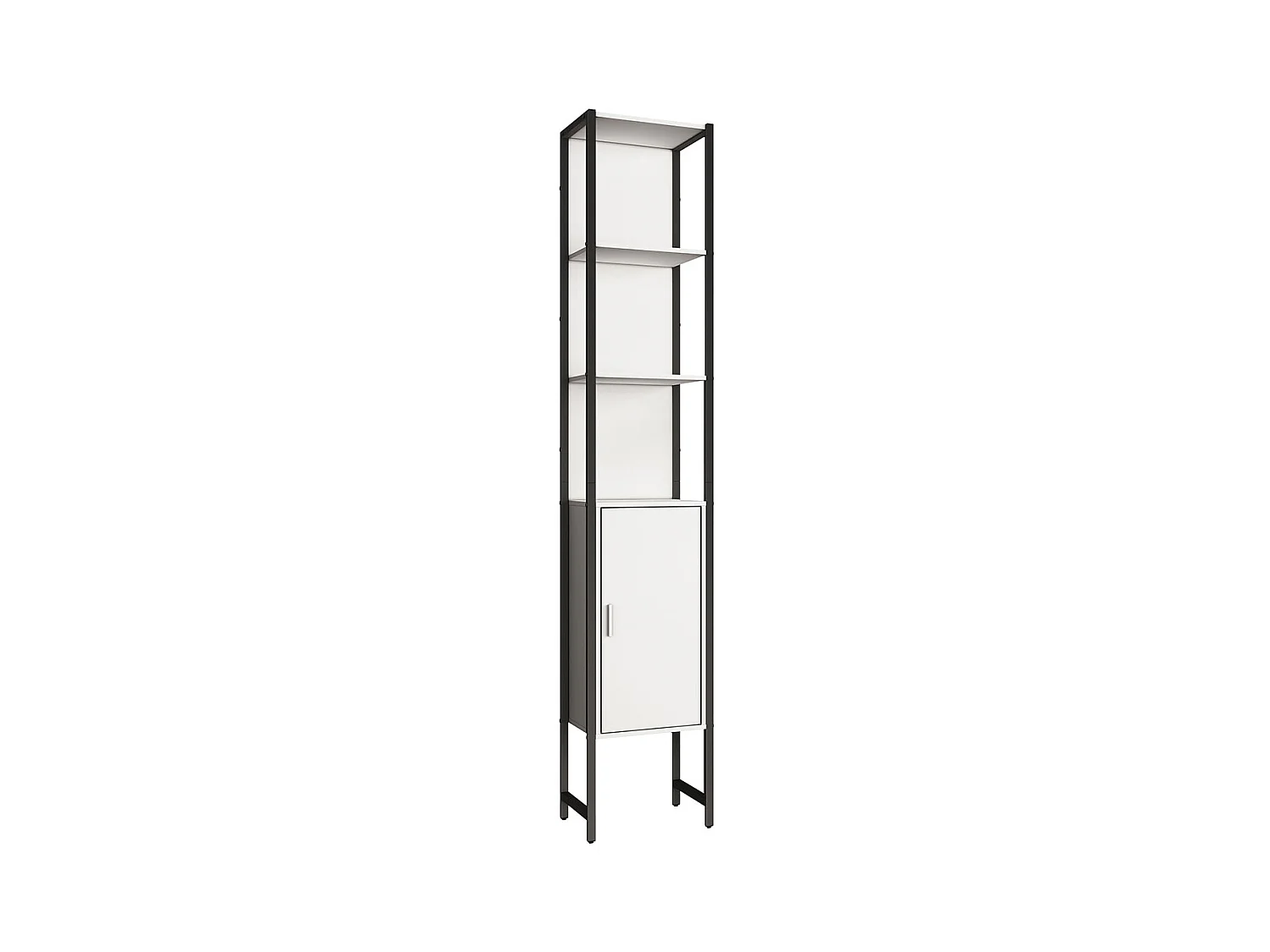 Holz Metall Badmöbel Badschrank Hochschrank Edino