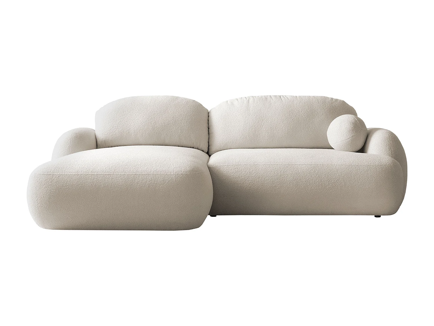 Canapé d'angle TrendyNest 110, Brun clair, Disponible, 275x175x90cm