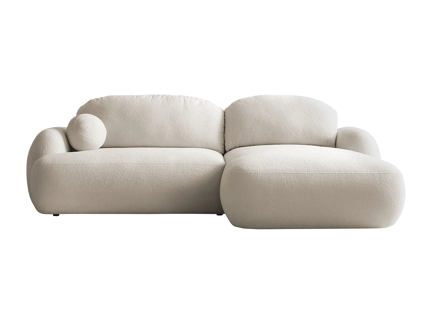 Canapé d'angle TrendyNest 110, Brun clair, Disponible, 275x175x90cm