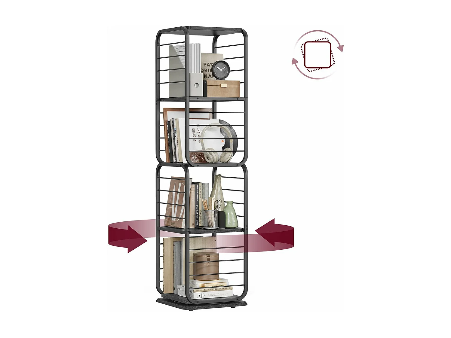 Librería de 3 estantes - H158 cm