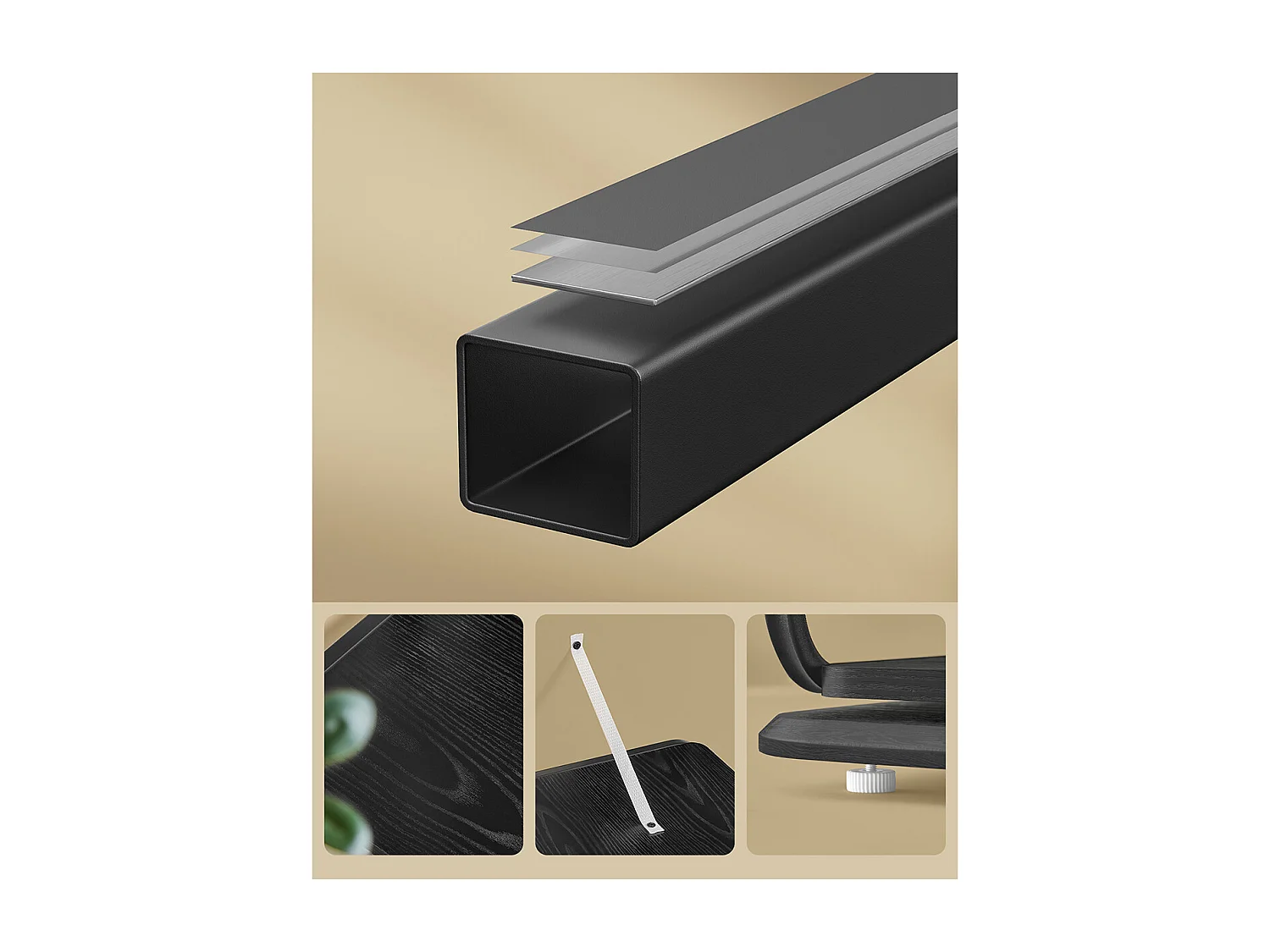 Librería de 3 estantes - H158 cm