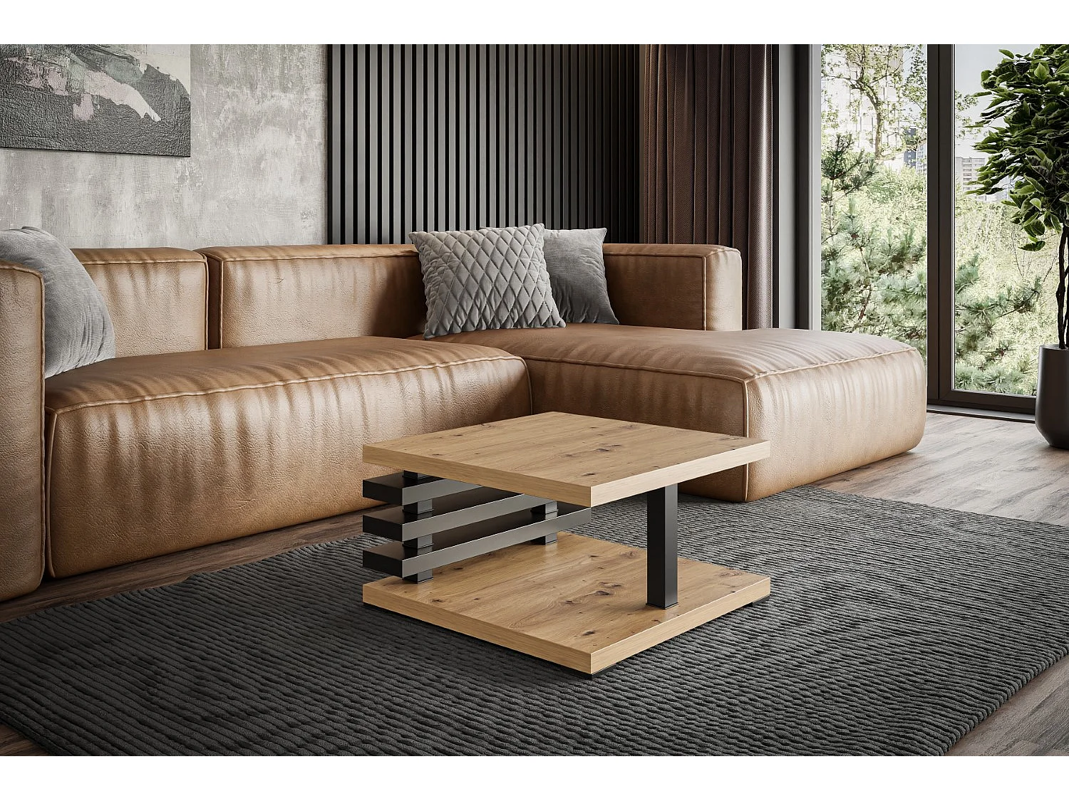 Couchtisch, Wohnzimmertisch, Kaffeetisch - YOTO