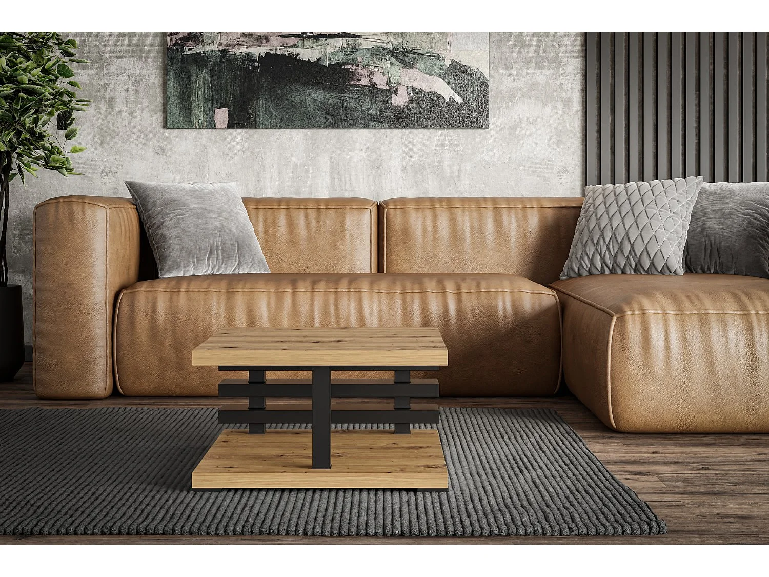 Couchtisch, Wohnzimmertisch, Kaffeetisch - YOTO