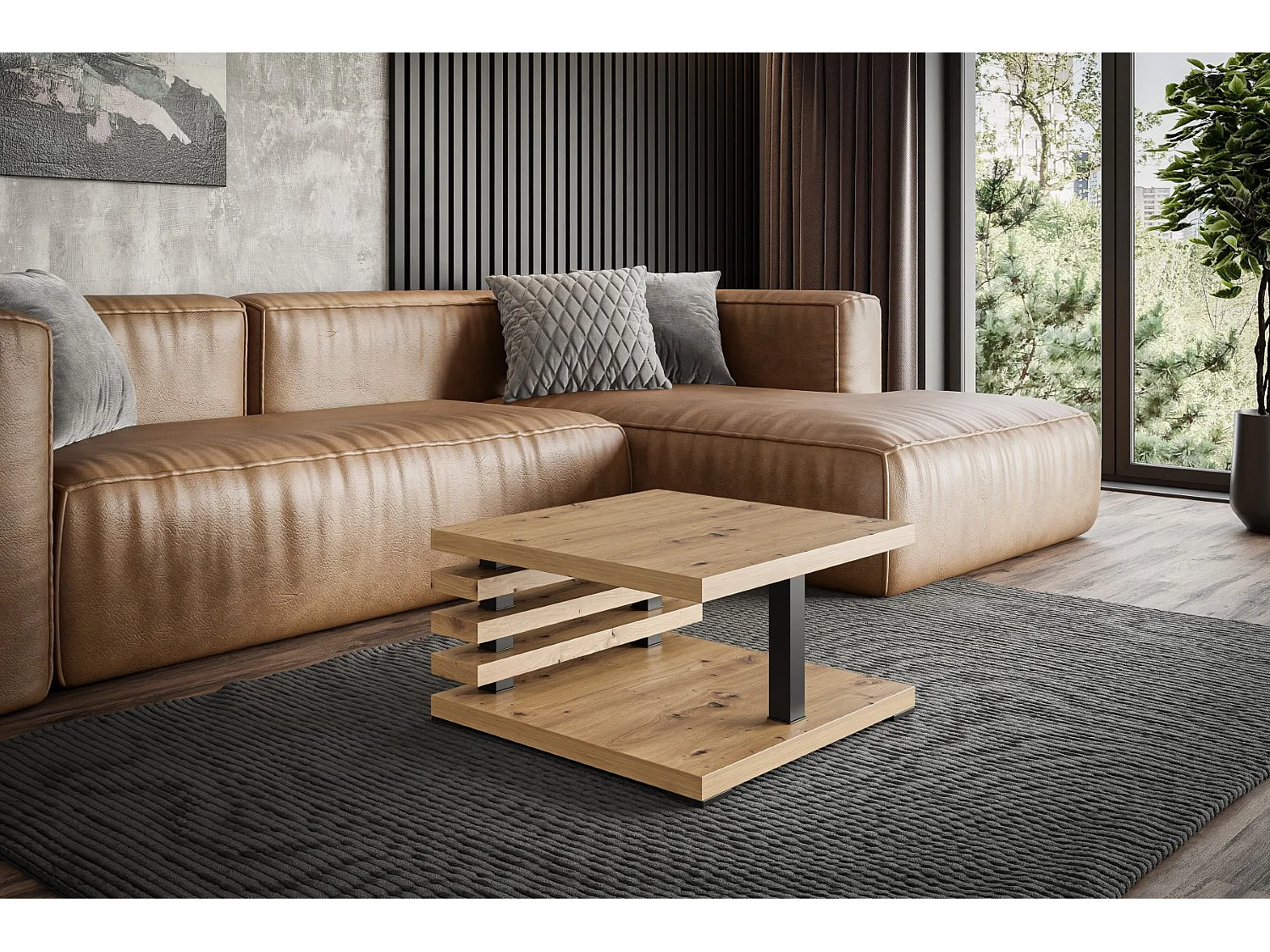 Couchtisch, Wohnzimmertisch, Kaffeetisch - YOTO