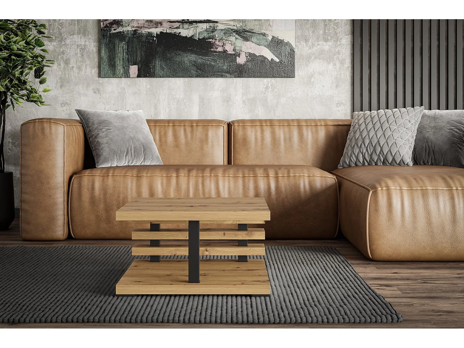 Couchtisch, Wohnzimmertisch, Kaffeetisch - YOTO