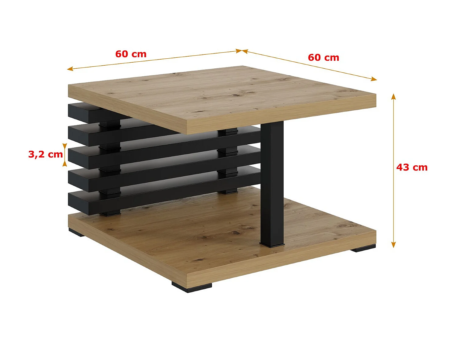 Couchtisch, Wohnzimmertisch, Kaffeetisch - YOTO