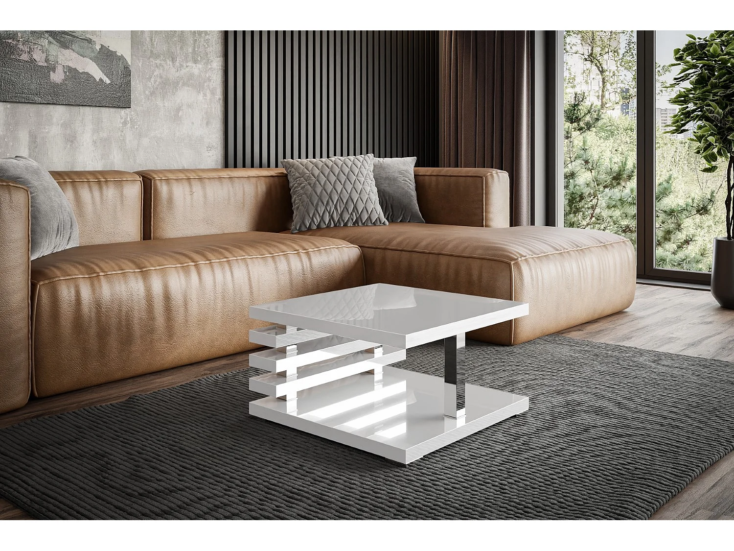 Couchtisch, Wohnzimmertisch, Kaffeetisch - YOTO