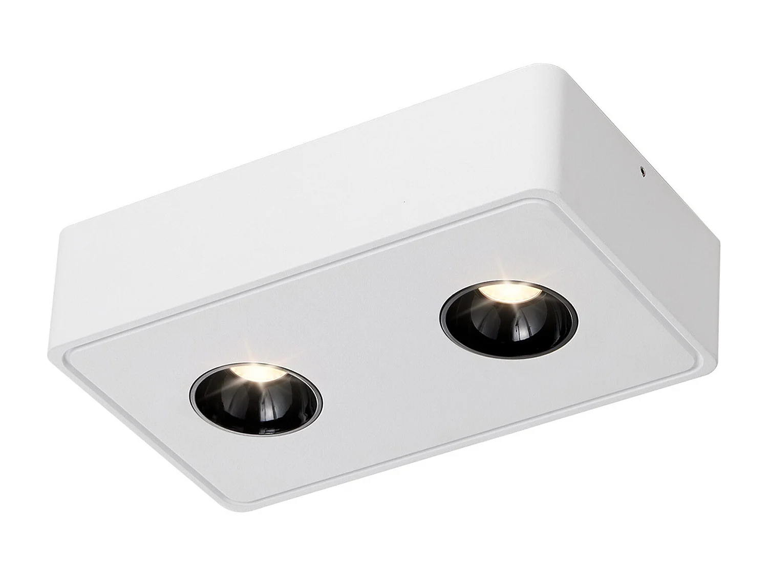 NETTLIFE 2 Spots de plafond Ekig blanc chaud 11W en saillie petits pour cuisine couloir chambre salle à manger