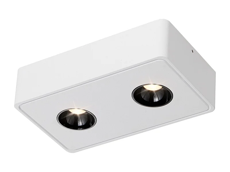 NETTLIFE 2 Focos de Techo Ekig Blanco Cálido 11W Pequeños de Superficie para Cocina Pasillo Dormitorio Comedor