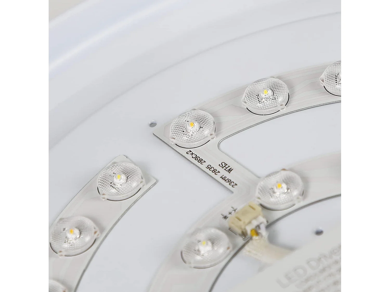 NETTLIFE Plafonnier LED Lampe de Salon Noir Or Ø 40 cm Lampe de Chambre à Intensité Variable avec Télécommande 21 W Lampe Moderne Ronde pour Cuisine