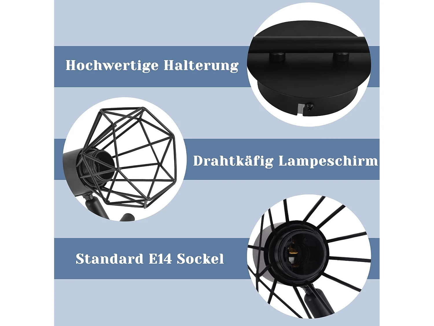 NETTLIFE 2 Vintage Czarne płomienie Reflektory sufitowe E14 Regulowany 350° Przemysłowy Retro do przedpokoju Salon Sypialnia Kuchnia Jadalnia