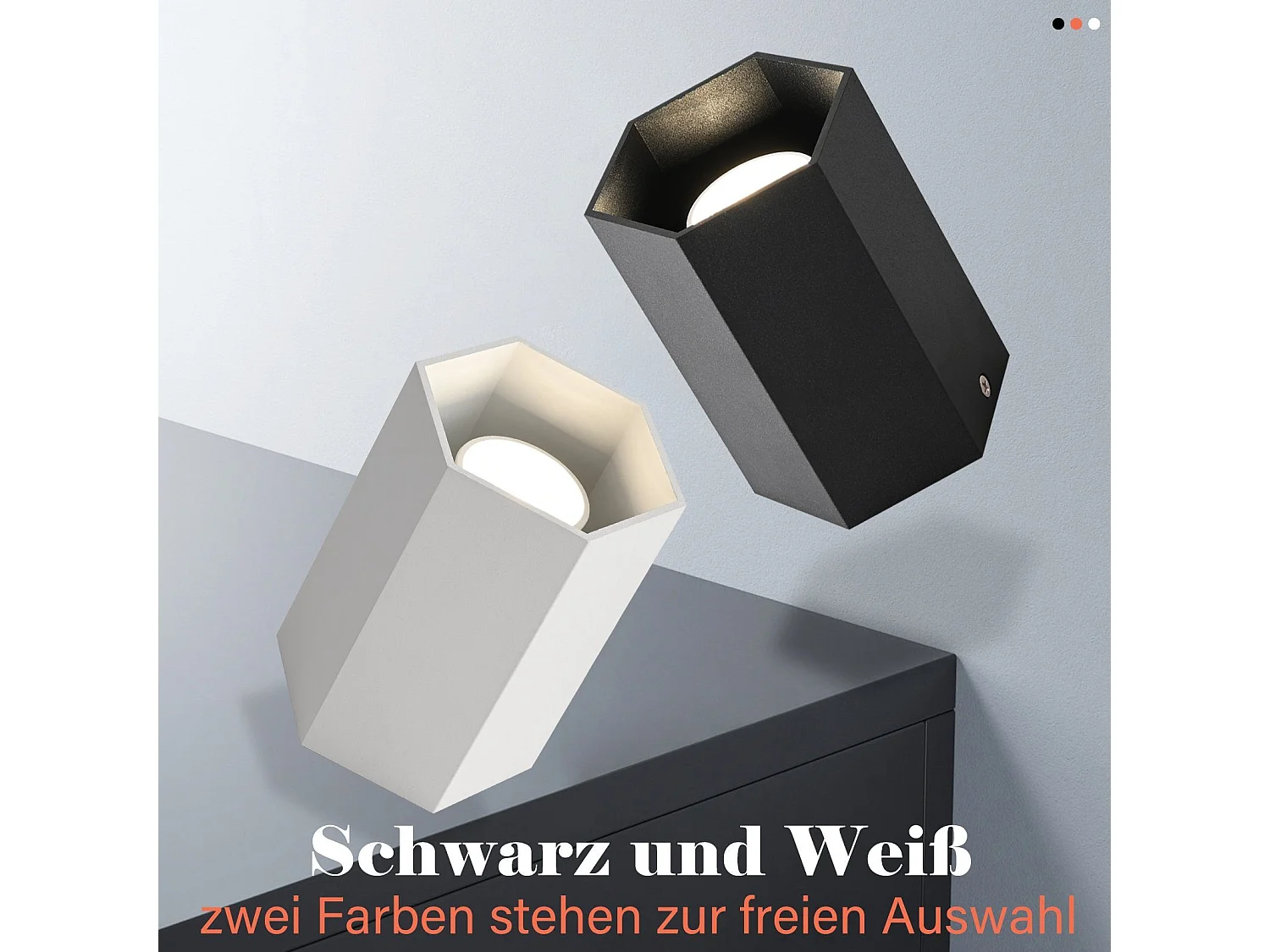 NETTLIFE Opbouwspot 1-Lichts Zwart zeshoekig GU10 Fitting Plafondspot Metaal Moderne Plafondlamp voor Woonkamer | Slaafkamer | Gang Zonder Lichtborn