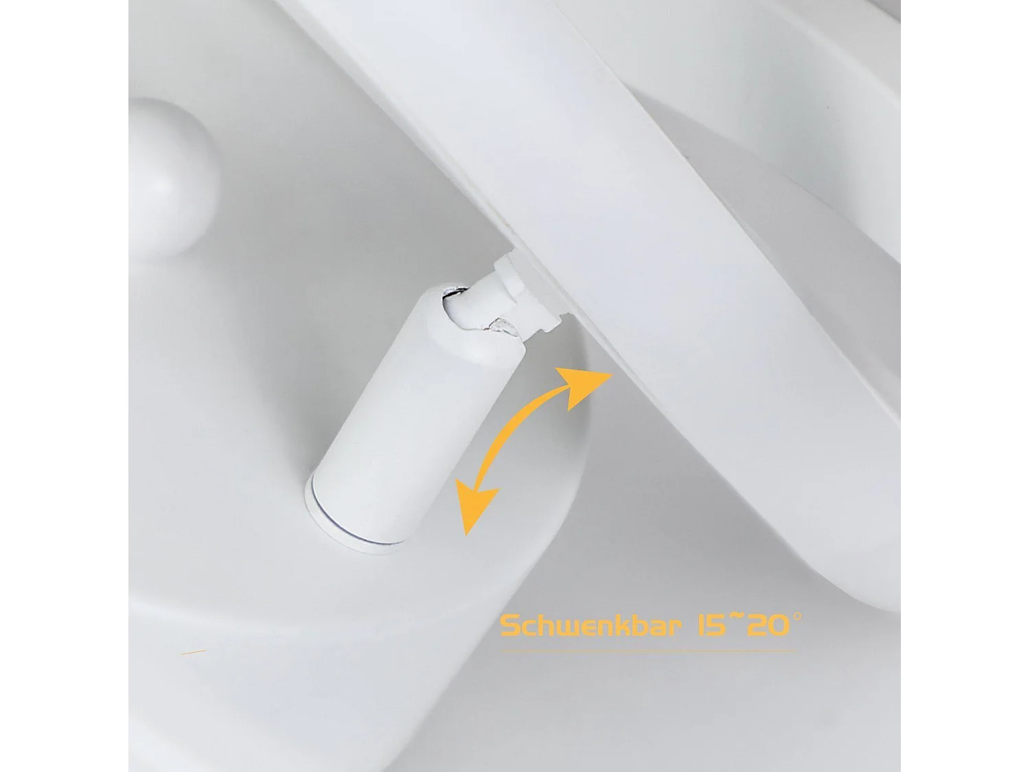 NETTLIFE Plafonnier LED Blanche Moderne 3000K Blanc Chaud Couloir 17W Petite Lampe de Chambre Design Géométrie pour Salon Cuisine