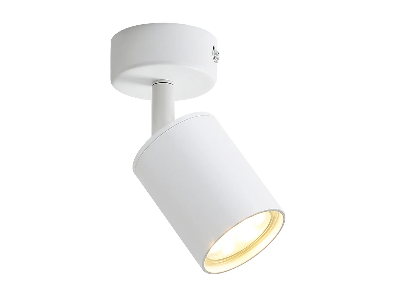 NETTLIFE Spot LED Blanc GU10 Pivotant 330°Orientable Lampe de Couloir Moderne Spot Mural Industriel pour Salon Chambre Cuisine