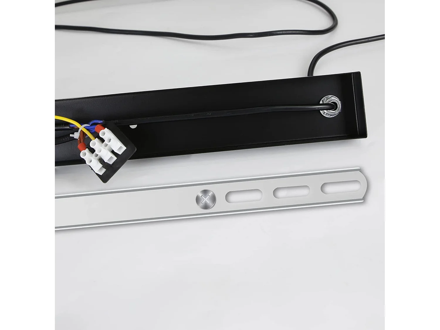 NETTLIFE Suspension Métal Doré Noir Diam.150 cm Max. 25 W E27 Table à Vintage Rétro avec 3 Ampoules Lampe