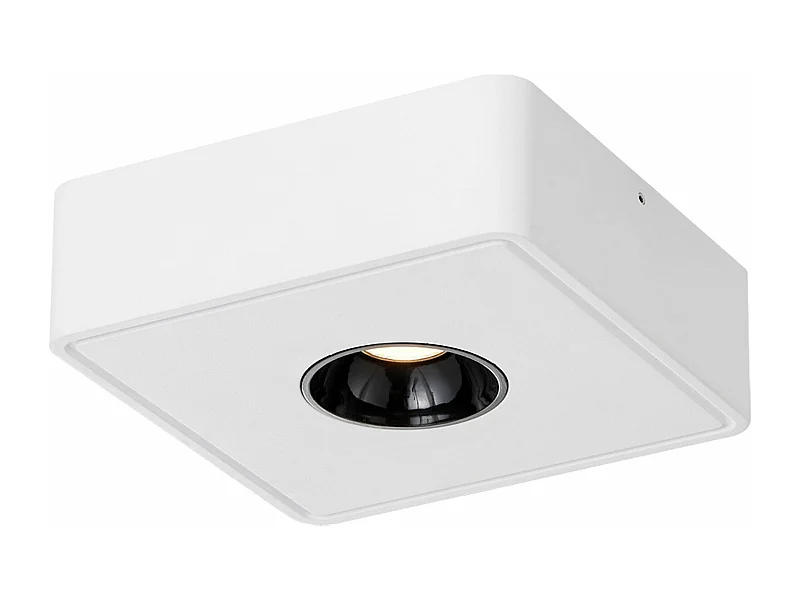NETTLIFE Spots LED, Blanc, 7 W, Blanc Chaud, Spot de Plafond Moderne, Spot Plat et Carré pour Couloir, Cuisine, Salle à Manger