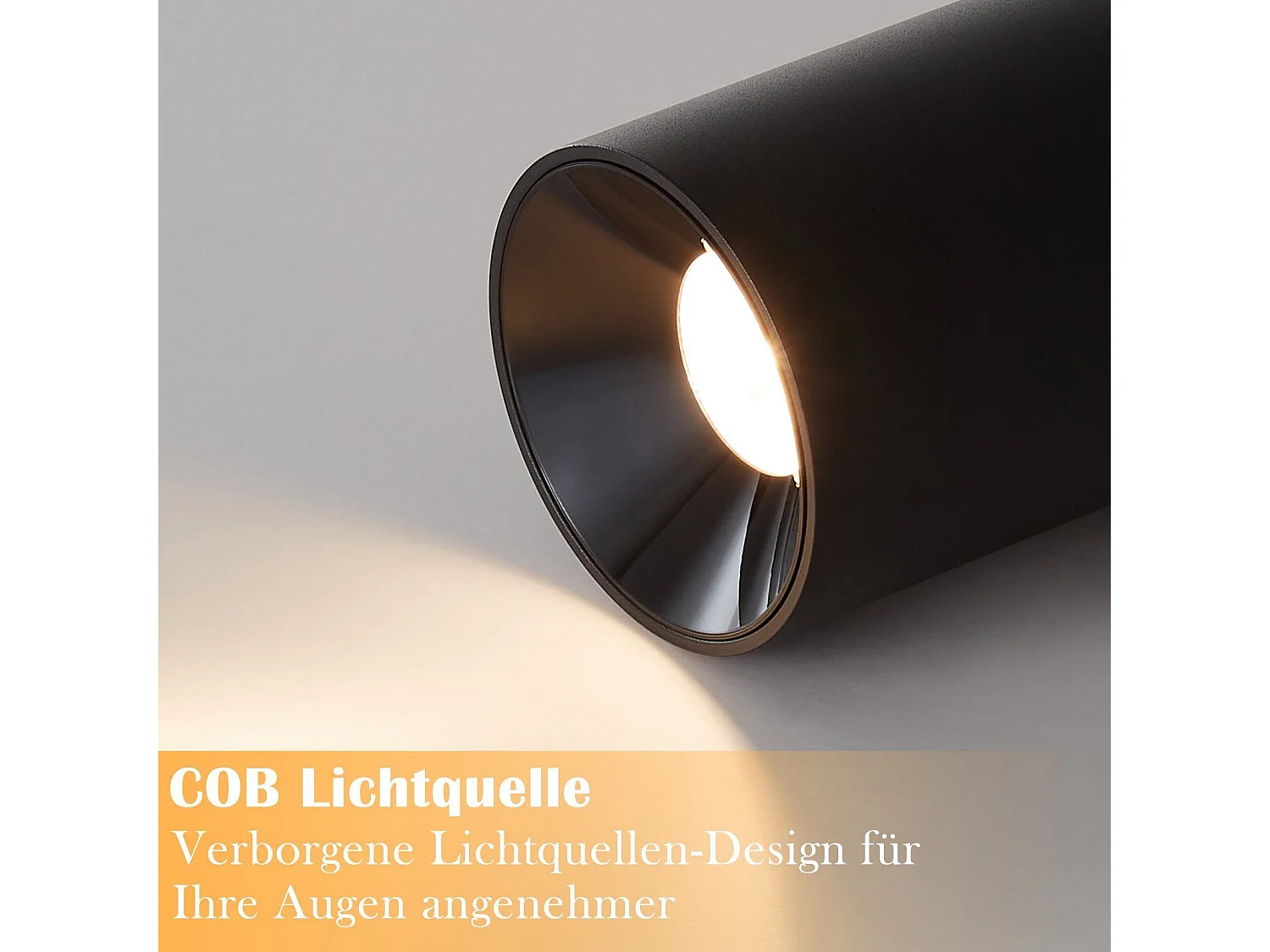 NETTLIFE Opbouwspot LED 1-Lichts cilinder zwart 7W Moderne Plafondlamp 3000K Warm Wit Licht Metaal Plafondspot voor Keuken | Slaapkamer | Hal | WoonkamerL 5.5cm