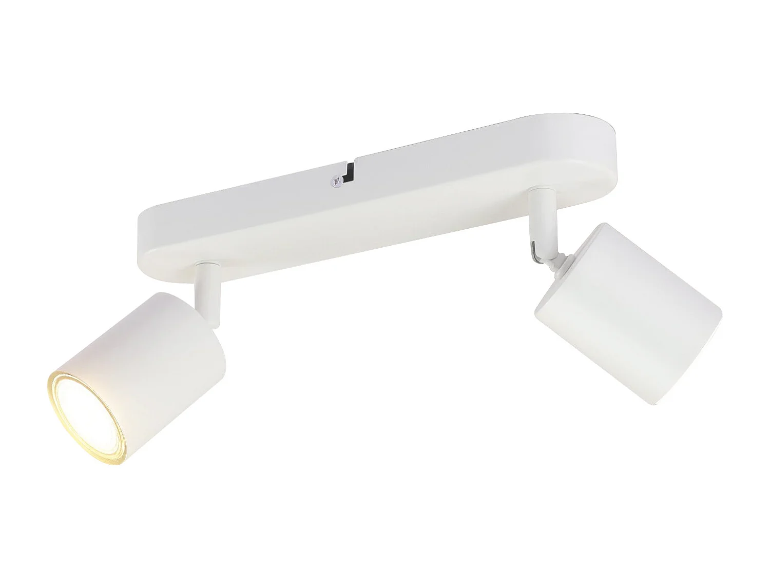 NETTLIFE 2 Spots Plafonnier Couloir GU10 Lampe Moderne Pivotant Design Mur pour Salon Cuisine Chambre Salle à Manger