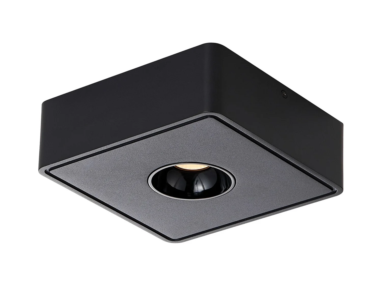 NETTLIFE Opbouwspot LED 1-Lichts vierkant zwart 7W Moderne Plafondlamp 3000K Warm Wit Licht Metaal Plafondspot voor Keuken | Slaapkamer | Hal | WoonkamerL 13.2cm