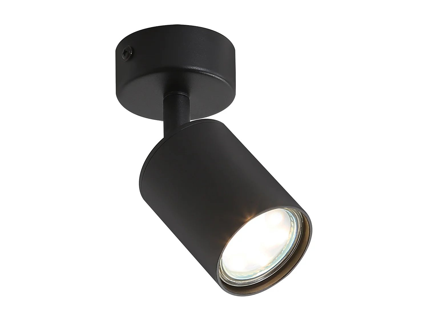 NETTLIFE Spot LED Noir GU10 330°Pivotant Lampe de Couloir Moderne Applique Murale Industrielle pour Salon Chambre Cuisine