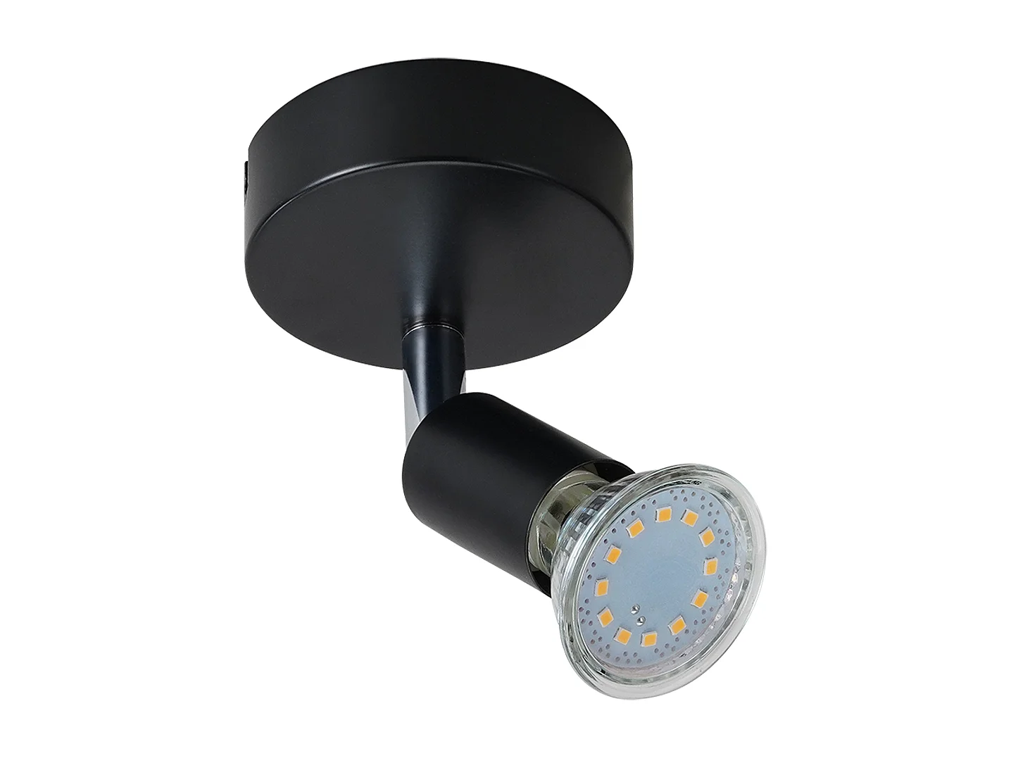 NETTLIFE Spot GU10 Max.40W Moderne schwarze Wandleuchte für den Innenbereich, 330° verstellbarer Strahler, Lampenschirm aus Metallgewebe, für Flur, Küche,